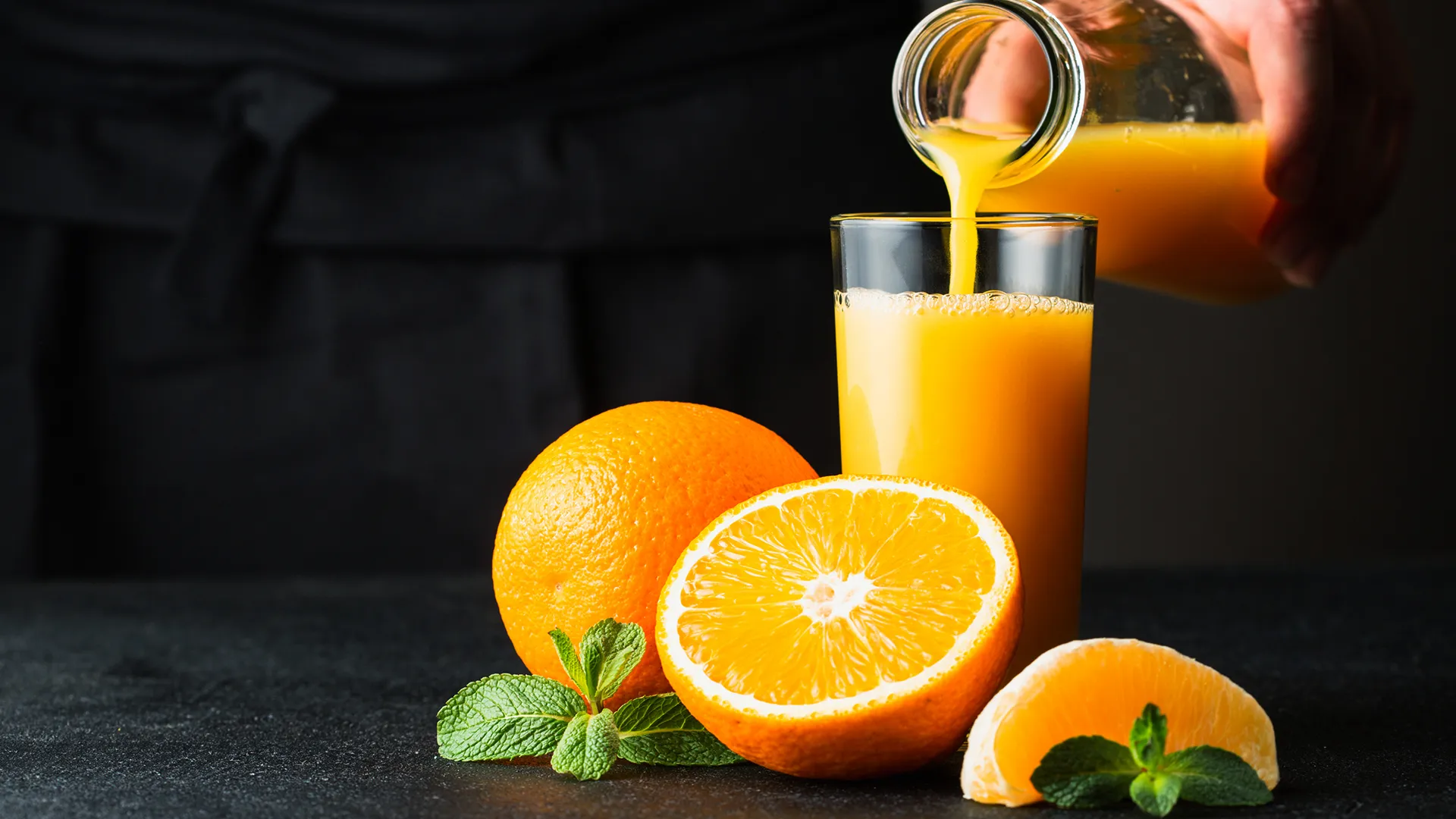 MOCKTERIAでよく使われるオレンジジュースのイメージ